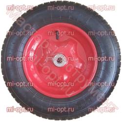 Колесо16x4,50-8 D20 (асимметричная ступица) пневматическое для тачки  (фото 1)