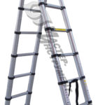 Лестница-стремянка телескопическая МИ 2.2м/4.4м 7 ступ